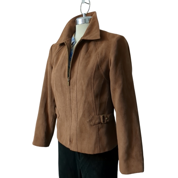 Proportion Petite Brown Designer Sweden Fabric Size 6 - Picture 5 of 12